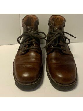 Vintage men's Clark’s men’s Brown Leather ankle boots sz 8